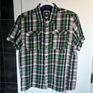 G Star Raw Men’s Short Sleeve Button Down